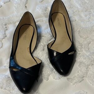 Nine West Black Cutout Flats